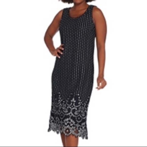As Is Isaac Mizrahi Live! Short Sleeve Top with Embroidery Trim